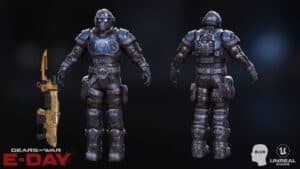 Gears of War E-Day character design.